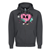 Smoke only heart eyes for you Zipper Hoodie - MaliasSmallBusiness