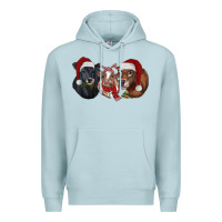 Blue Mist christmas heifers Premium Hoodie - RanaPortraitStore