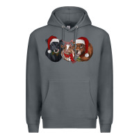 Rock christmas heifers Premium Hoodie - RanaPortraitStore