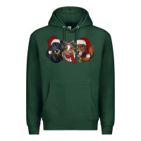 Sports Green christmas heifers Premium Hoodie - RanaPortraitStore
