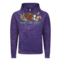 Cloud Purple peace love coffee Vintage Hoodie - AdoDesignShop