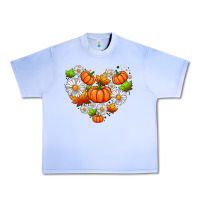 Grape Ice pumpkin and daisies Urban Heavy Tee - AdoDesignShop