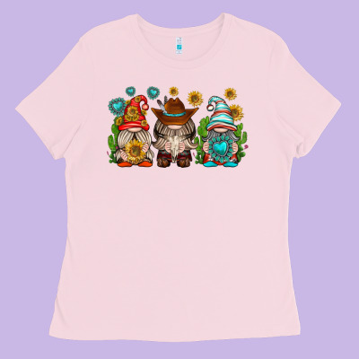 Western Gnomies Ladies Tee Designed By Texasbilliewilder