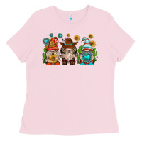 Bubblegum Pink western gnomies Ladies Tee - texasbilliewilder