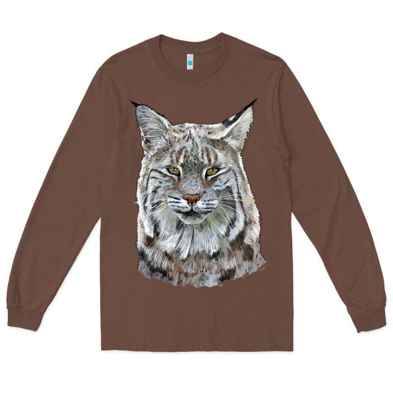 Bobcat Head Long Sleeve Tee by LillyAllenDesigns | Teevron