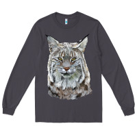 Smoke Bobcat Head Long Sleeve Tee - LillyAllenDesigns