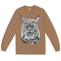 Toasted Coconut Bobcat Head Long Sleeve Tee - LillyAllenDesigns