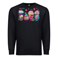 Black tie dye hippie coffee cups Premium Sweatshirt - Jasminsmagicworld