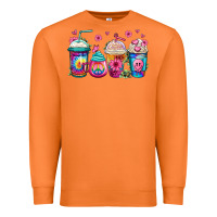 Carrot tie dye hippie coffee cups Premium Sweatshirt - Jasminsmagicworld