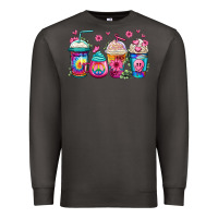 Smoke tie dye hippie coffee cups Premium Sweatshirt - Jasminsmagicworld