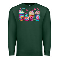 Sports Green tie dye hippie coffee cups Premium Sweatshirt - Jasminsmagicworld