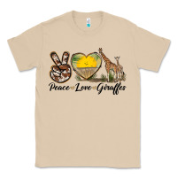 Mushroom Peace Love Giraffes Classic Tee - LillyAllenDesigns