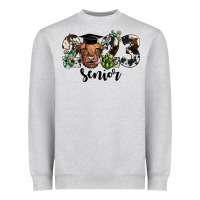 Heather Grey highland cow 2023 Heavyweight Sweatshirt - JahusDesignShop