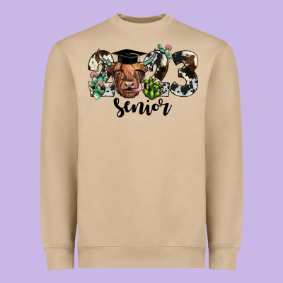 Highland Cow 2023 Heavyweight Sweatshirt Designed By Jahusdesignshop