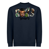 Navy highland cow 2023 Heavyweight Sweatshirt - JahusDesignShop