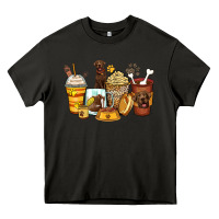 Asphalt labrador retriever coffee cups Heavy Core Tee - Zillion Design Studio