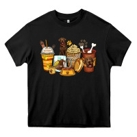 Black labrador retriever coffee cups Heavy Core Tee - Zillion Design Studio