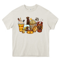 Labrador Retriever Coffee Cups Heavy Core Tee | Teevron
