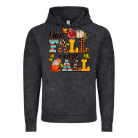 Vintage Black i love fall most of all Vintage Hoodie - AdoDesignShop