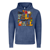 Vintage Denim i love fall most of all Vintage Hoodie - AdoDesignShop