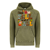 Vintage Olive i love fall most of all Vintage Hoodie - AdoDesignShop