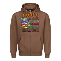 Chestnut books are cheaper than therapy Zipper Hoodie - MaliasSmallBusiness