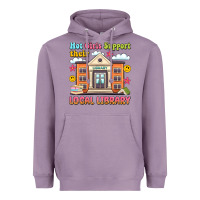 Lavender hot girls support their local library Heavyweight Hoodie - Artiststas