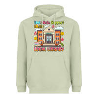 Matcha hot girls support their local library Heavyweight Hoodie - Artiststas