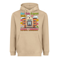 Mushroom hot girls support their local library Heavyweight Hoodie - Artiststas