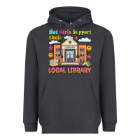 Smoke hot girls support their local library Heavyweight Hoodie - Artiststas