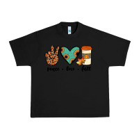 Black peace love fall Urban Heavy Tee - JahusDesignShop
