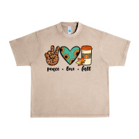 French Oak peace love fall Urban Heavy Tee - JahusDesignShop