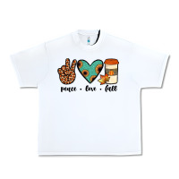 White peace love fall Urban Heavy Tee - JahusDesignShop