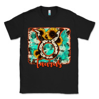 Black taurus turquoise cowhide Classic Tee - RanaPortraitStore