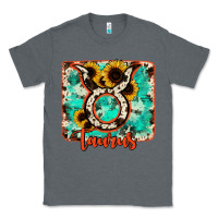 Charcoal Heather taurus turquoise cowhide Classic Tee - RanaPortraitStore