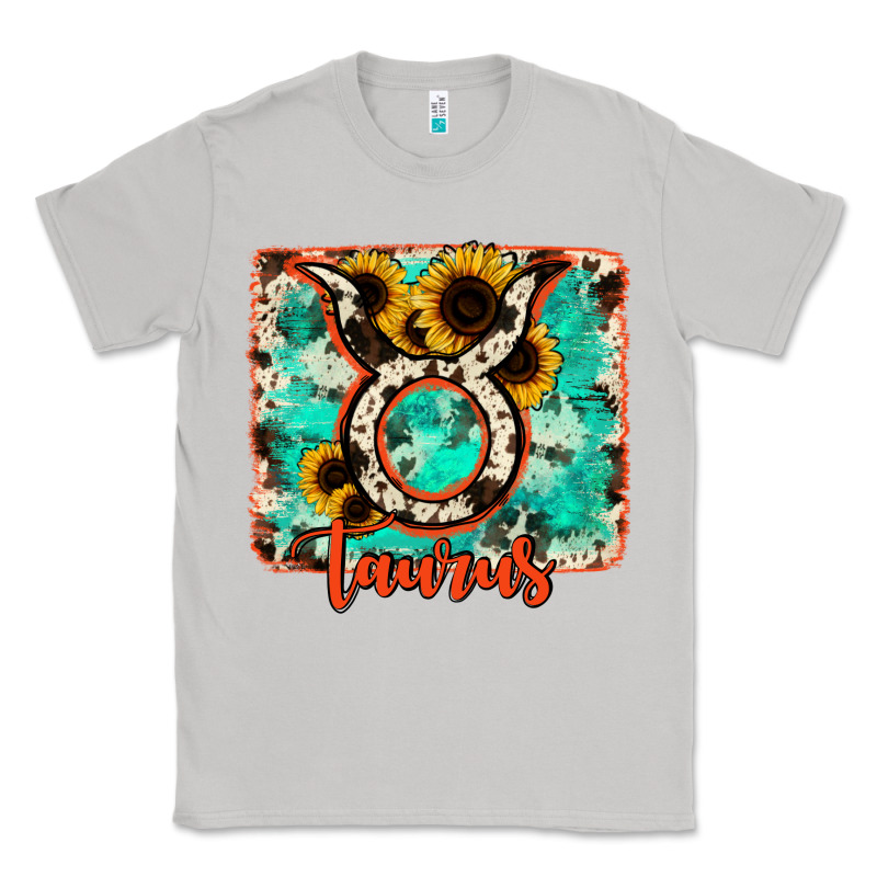 Taurus Turquoise Cowhide Classic Tee by RanaPortraitStore | Teevron