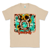 Mushroom taurus turquoise cowhide Classic Tee - RanaPortraitStore