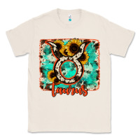 Natural taurus turquoise cowhide Classic Tee - RanaPortraitStore