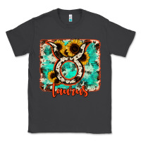Smoke taurus turquoise cowhide Classic Tee - RanaPortraitStore