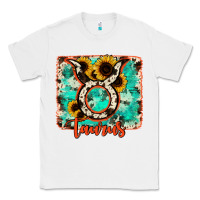 White taurus turquoise cowhide Classic Tee - RanaPortraitStore