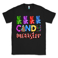 Black candy monster with jelly bear Classic Tee - AdoDesignShop