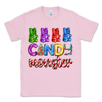 Bubblegum Pink candy monster with jelly bear Classic Tee - AdoDesignShop