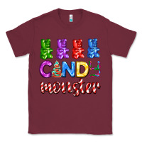 Burgundy candy monster with jelly bear Classic Tee - AdoDesignShop