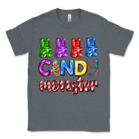 Charcoal Heather candy monster with jelly bear Classic Tee - AdoDesignShop