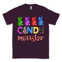 Plum candy monster with jelly bear Classic Tee - AdoDesignShop