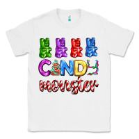 White candy monster with jelly bear Classic Tee - AdoDesignShop