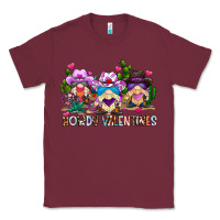 Burgundy howdy valentines Classic Tee - CowhideDigitalArt