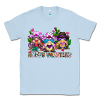 Dusty Blue howdy valentines Classic Tee - CowhideDigitalArt