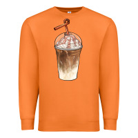 Carrot iced coffee with cream Premium Sweatshirt - BarkalooDesign