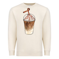 Sandshell iced coffee with cream Premium Sweatshirt - BarkalooDesign